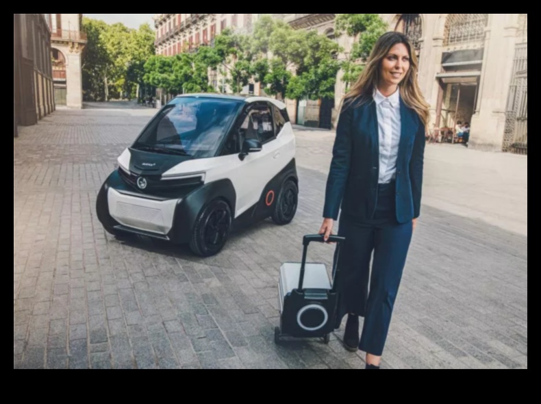 Tăcerea peisajului urban: prezența liniștită a mașinilor electrice