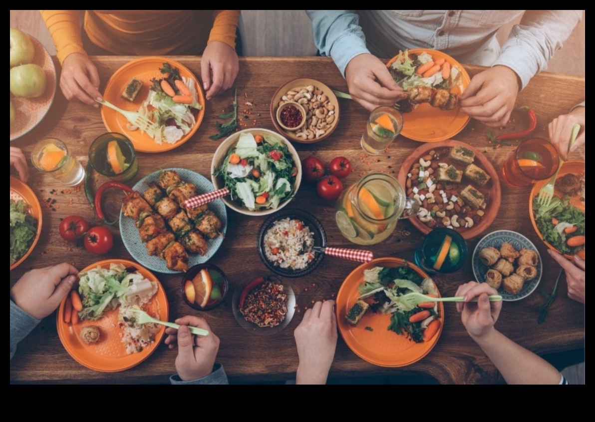 Hrănire nocturnă: Savurați fericirea culinară în fiecare fel de mâncare